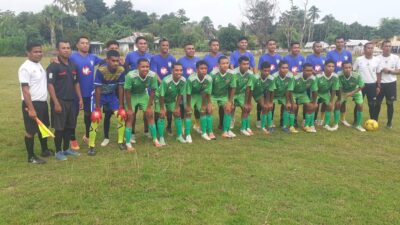 Tim Sepak Bola Popda Malaka Gilas Mahuak FC, Pimpinan Yoski Bria 1-0 Dalam Laga Uji Coba