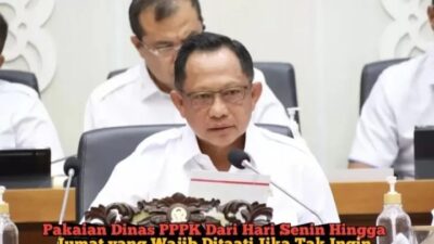 Pakaian Wajib Yang Harus Digunakan PPPK Senin sampai Jumat