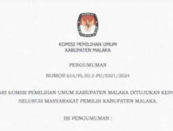 Simak Pengumuman Yang Dikeluarkan KPU Malaka Tentang Kelancaran Proses Pemungutan Suara 27 November 2024